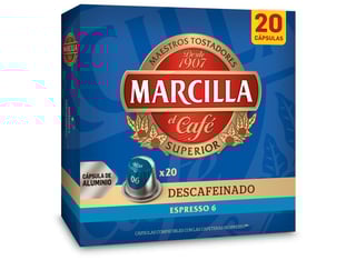 marcilla capsulas descafeinado 20 capsulas