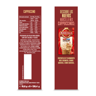 Marcilla Mix cappuccino Milka Back