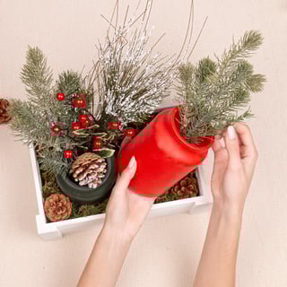 marcilla tendencias diy triunfa estas navidades reutilizando los botes de marcilla soluble creme express para crear tu propio centro de mesa 7