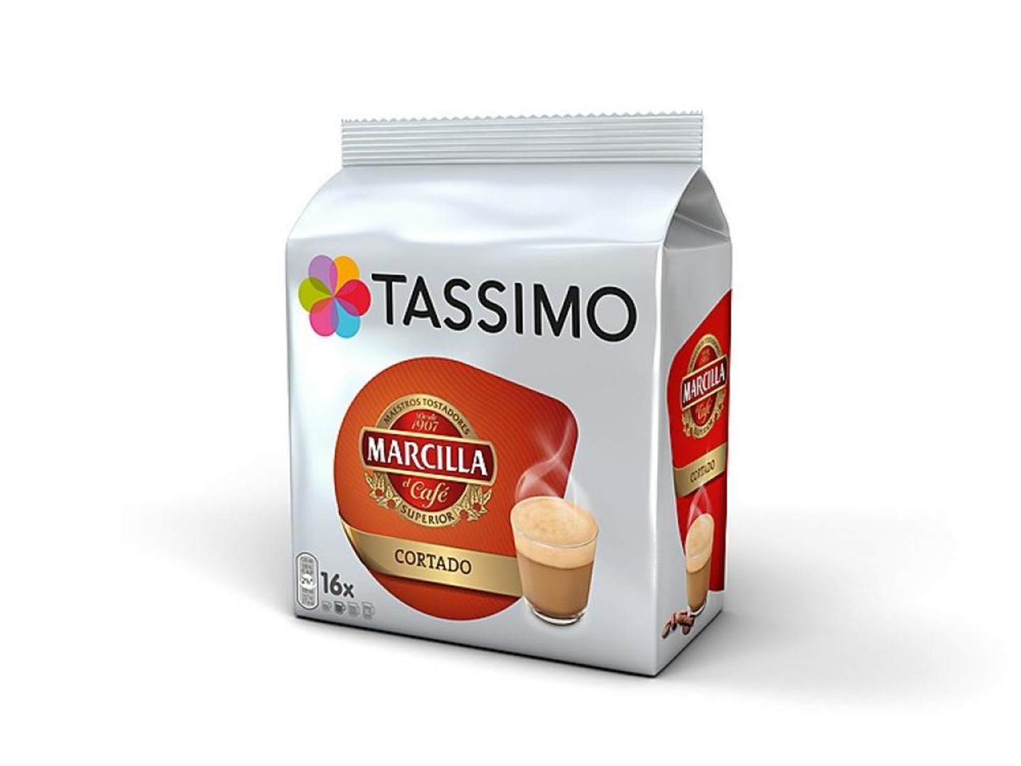Cápsulas monodosis  Tassimo Marcilla Espresso, 16 cápsulas