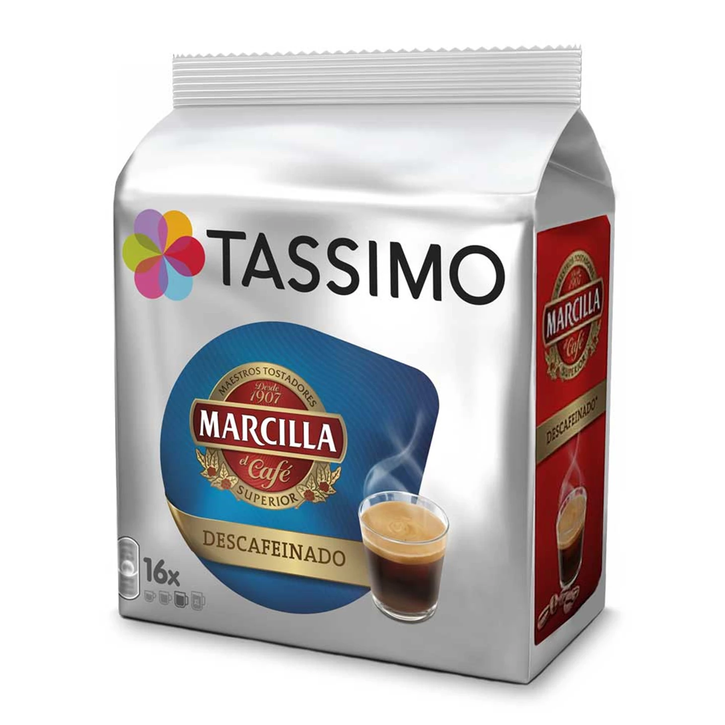  Tassimo Marcilla Cafe Largo (16 Servings) : Grocery & Gourmet  Food