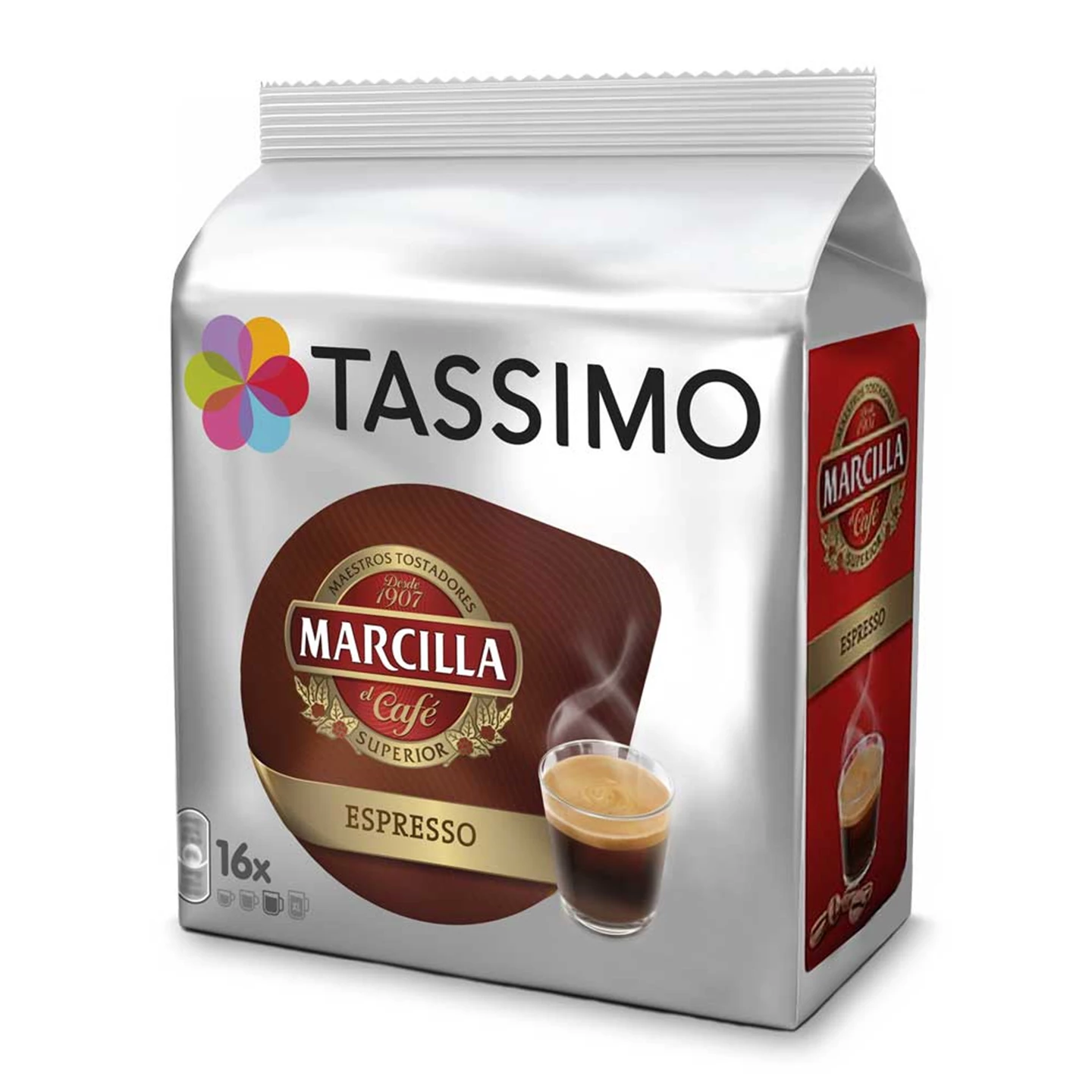 Tassimo Cápsulas de Café Marcilla Largo 80 Cápsulas Compatibles con  Cafetera Tassimo - 5PACK -  Exclusive : : Alimentación y  bebidas